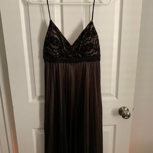 In.Style Lace and Pleated Skirt Cocktail Dress